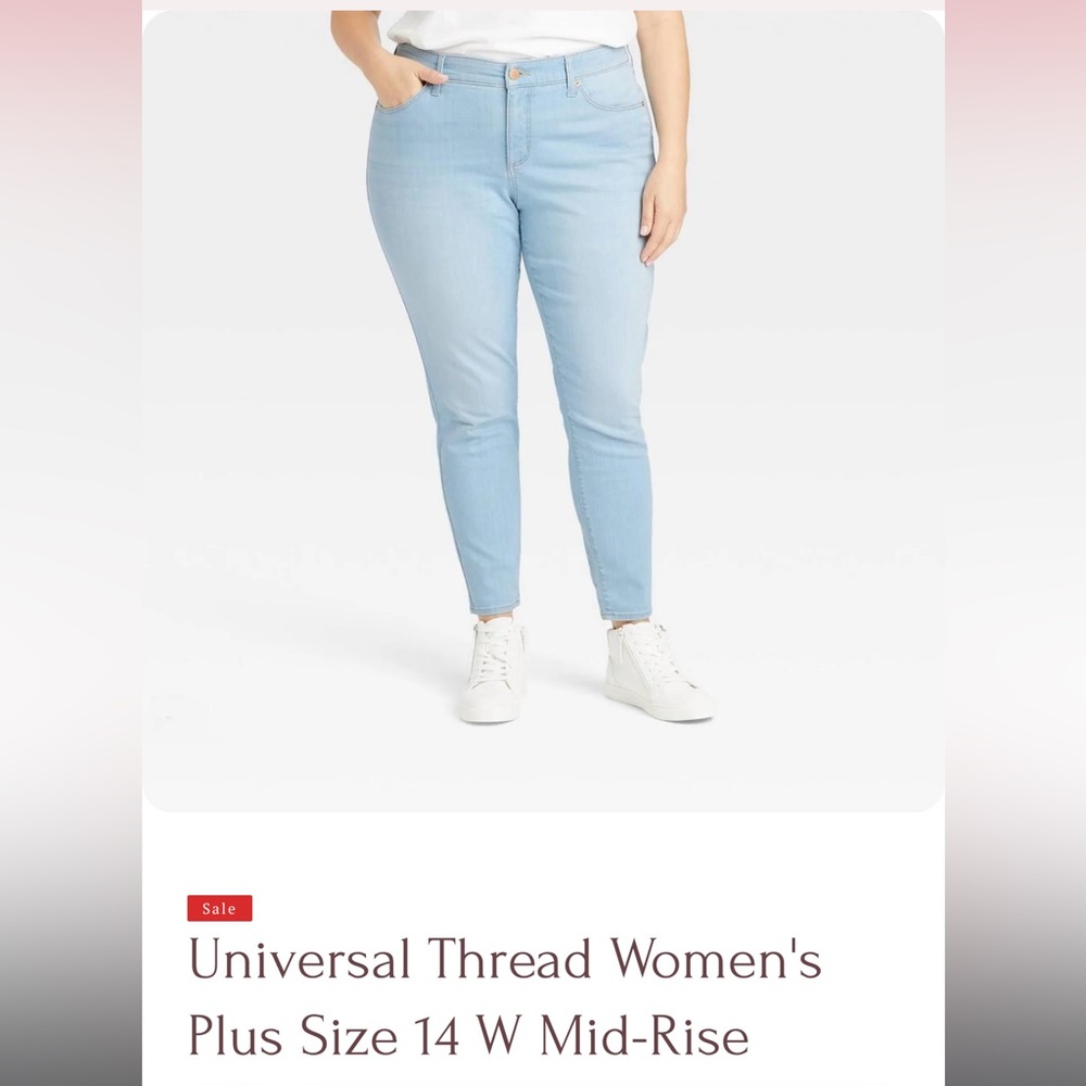Women jean pants size 14W